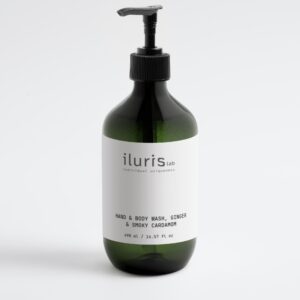 iluris Lab Hand & Body Wash – Ginger & Smoky Cardamom 490 ml