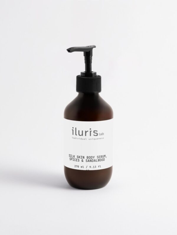 iluris Lab Silk Skin Body Serum – Spices & Sandalwood 270 ml